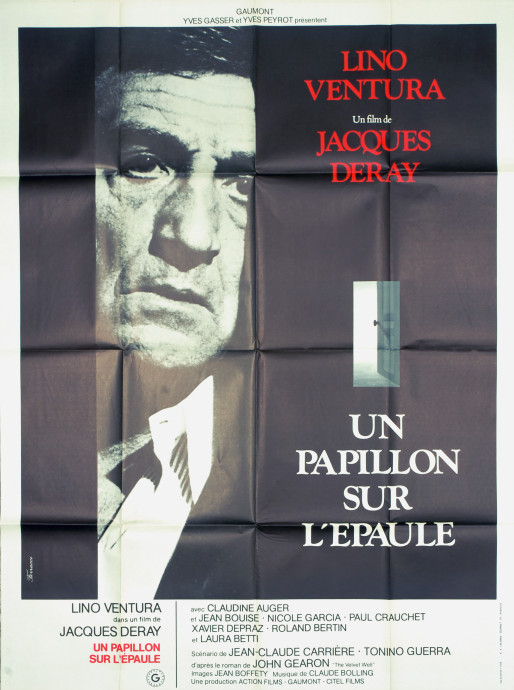 Un papillon sur l'épaule