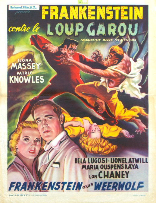 Frankenstein contre le loup garou